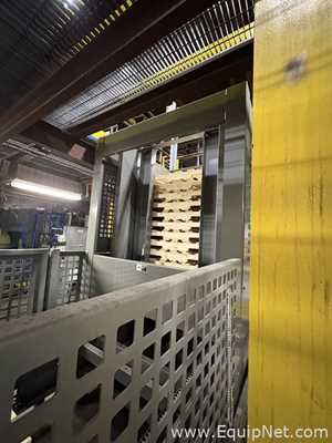 Alvey Series 300 Palletizer With Lantech Stretch Wrapper