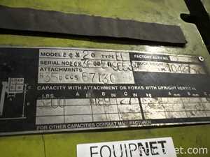 Empilhadeira Clark ECX 20 Type EL