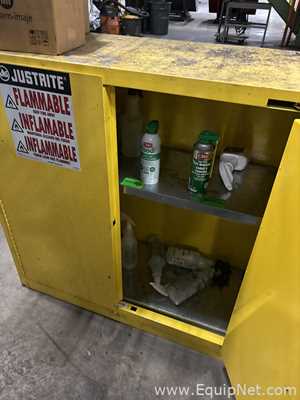 Lot Of Four Justrite Flamable Safety Cabinets