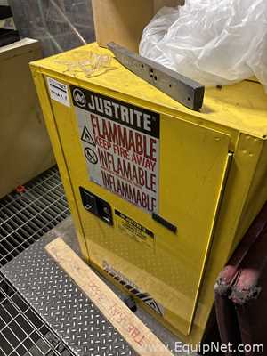 Lot Of Four Justrite Flamable Safety Cabinets