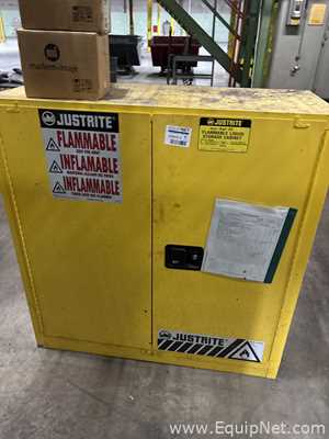 Lot Of Four Justrite Flamable Safety Cabinets