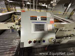 Alvey Model 881 Palletizer and ITW Muller F239 Octopus Pallet Wrapper Line