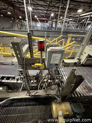 Alvey Model 881 Palletizer and ITW Muller F239 Octopus Pallet Wrapper Line