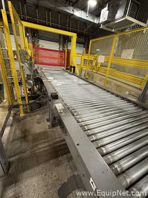 Alvey Model 881 Palletizer and ITW Muller F239 Octopus Pallet Wrapper Line