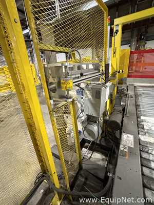 Alvey Model 881 Palletizer and ITW Muller F239 Octopus Pallet Wrapper Line