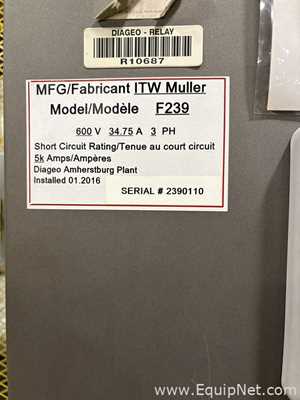 Alvey Model 881 Palletizer and ITW Muller F239 Octopus Pallet Wrapper Line