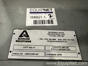 Alfacon Solutions Lift: SSL-15 Case Conveyor and Lift