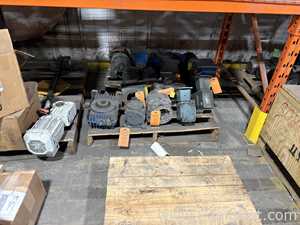 Unused Huge Supply Of Plant MRO Including Motors, Gearboxes, Machine Reapir Parts, Most UNUSED/NIB