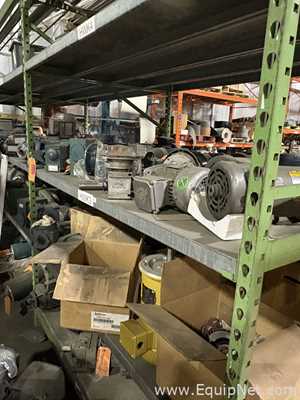 Unused Huge Supply Of Plant MRO Including Motors, Gearboxes, Machine Reapir Parts, Most UNUSED/NIB