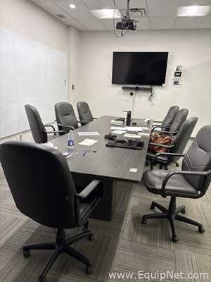 Confrence Room With Table, Chairs and 65 Inch LG TV/Monitor