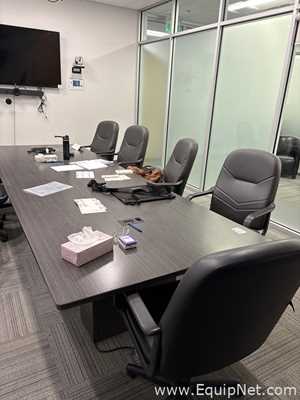 Confrence Room With Table, Chairs and 65 Inch LG TV/Monitor