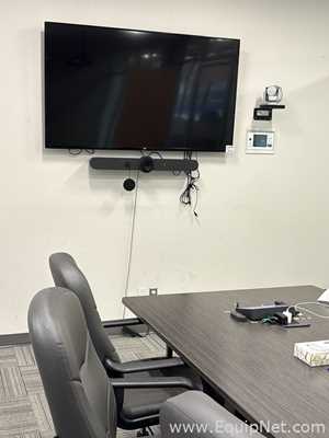 Confrence Room With Table, Chairs and 65 Inch LG TV/Monitor