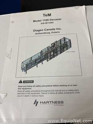 Linhas de Desencaixotadora Hartness Co 1100