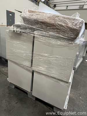 Lot of Lab Storage Counters and Cabinets, Agave and Light Neutral Colors
