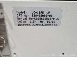 Cromatografía Shimadzu LC-10AD VP