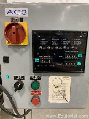 Accraply 350PED Top Panel - Lid Labeler