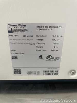 Centrífuga para laboratorio Thermo Fisher Scientific Sorvall ST 8R