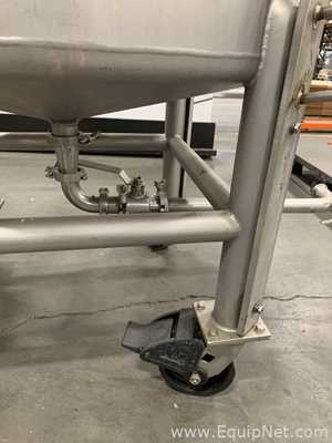 A and B Process 120 Gallon Single Wall Mobile Tank