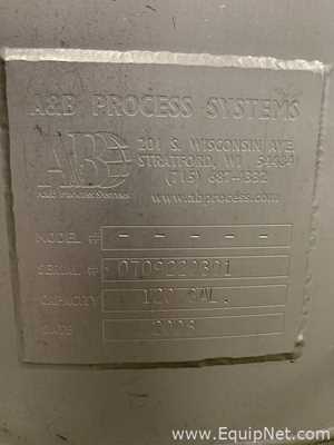 A and B Process 120 Gallon Single Wall Mobile Tank