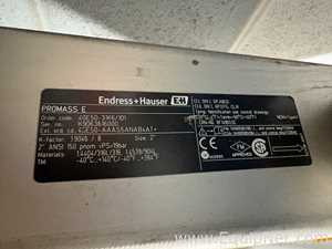 ENDRESS and HAUSER Promass E Flow Meter