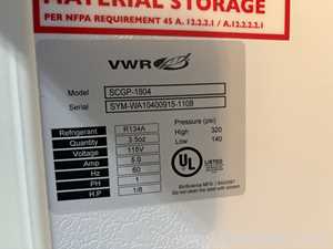 VWR SCGP-1804 Refrigerator