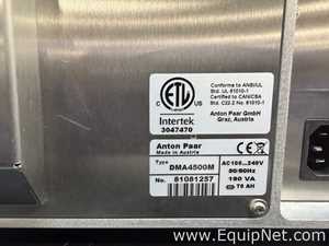 Lot of 2 Anton Paar DMA 4500M Density Meters With CBM-910 Printer