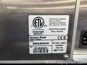 Lot of 2 Anton Paar DMA 4500M Density Meters With CBM-910 Printer