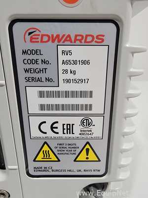 Bomba a Vácuo Edwards RV5