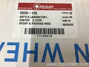 lote de  10 Vidraria para Laboratórios Ace Glass, Inc. 5539-125
