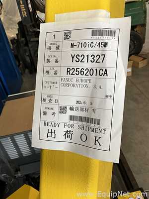 Unused Fanuc M-710iC/45M 6 Axis Multi-Purpose Robot With R-30iB Plus Controller and Pedant