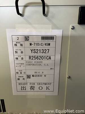 Unused Fanuc M-710iC/45M 6 Axis Multi-Purpose Robot With R-30iB Plus Controller and Pedant