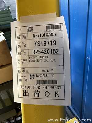 Unused Fanuc M-710iC/45M 6 Axis Multi-Purpose Robot With R-30iB Plus Controller and Pedant
