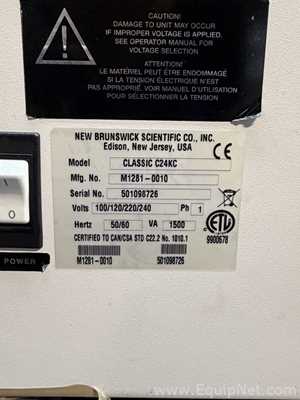 New Brunswick Classic C24KC Benchtop Refrigerated Incubator Shaker