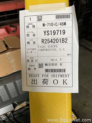 Unused Fanuc M-710iC/45M 6 Axis Multi-Purpose Robot With R-30iB Plus Controller and Pedant