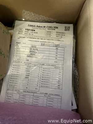 Unused Fanuc M-710iC/45M 6 Axis Multi-Purpose Robot With R-30iB Plus Controller and Pedant