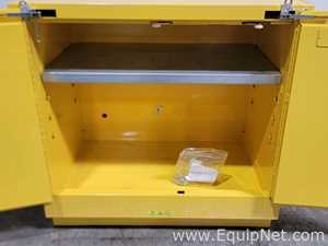 Uline H-4177S-Y Flammable liquid Storage Cabinet
