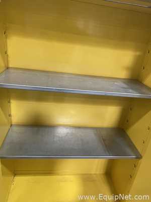 Lot of 2 - 45 Gallon Flammable Storage Cabinets