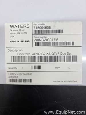 Espectrômetro de Massa Waters Corporation Xevo G2-XS QTof