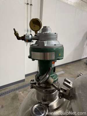 Reator de Aço Inoxidável aço inox Lee Industries, Inc. 60 PB with Lightnin EV1L33A Air Agitator 