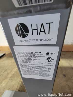 Lot of 2 Haworth Co HAT2-HI-L-XX Electrical Height Adjustable Single Motor Tables
