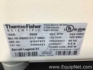 Centrífuga para laboratorio Thermo Scientific Sorvall Legend X1
