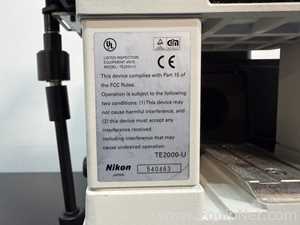 Nikon Eclipse TE2000U Inverted Fluorescence Imaging Microscope