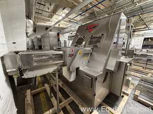 AMF Bakery Systems Saber 75 Band Slicer with Integrated Mark 75 Bread Bagger