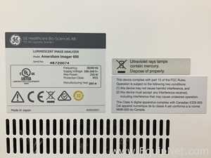 GE Healthcare Bio-Sciences AB Amersham Imager 600