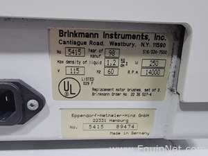 Lote de 2 Centrífuga para laboratorio Eppendorf-Brinkmann Instruments 5415 C