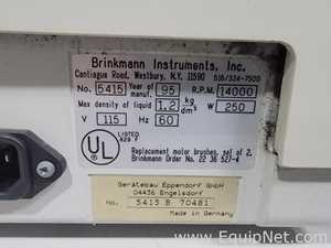 Lote de 2 Centrífuga para laboratorio Eppendorf-Brinkmann Instruments 5415 C