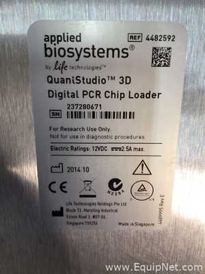 Applied Biosystems QuantStudio 3D Digital PCR System With QuantStudio 3D Digital PCR Chip Loader