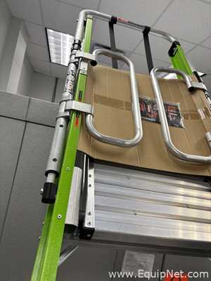 Little Giant WBB3145002 Safety Cage Platform Ladder With Wheels