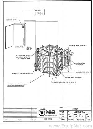 Transportadora I.J. White Spiral Cooler