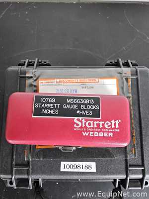 lote de  4 Equipamento para Calibragem Starrett 